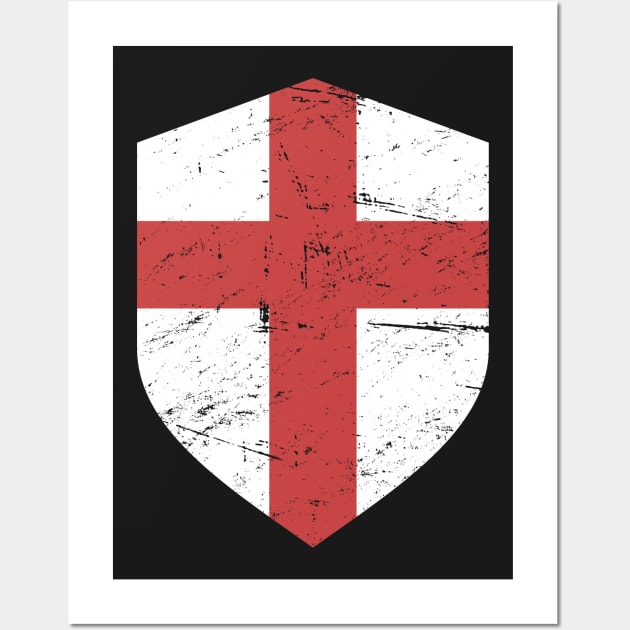 Crusader Shield And Cross | Renaissance Festival Design Wall Art by MeatMan